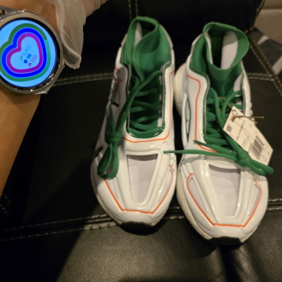 2022 Stella McCartney x Wmns UltraBoost 22 'Green White Size 9 Retails $375 - Picture 8 of 8